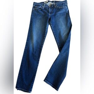 AG Adriano Goldschmeid THE STILT CIGARETTE LEG Low Rise Denim Jeans 30R 34x29